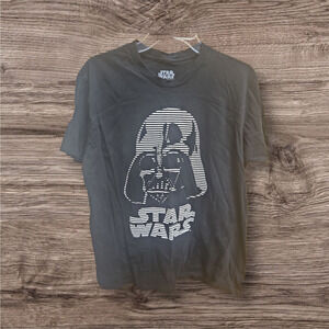 Vintage Star Wars T-Shirt Darth Vader Graphic Tee Size‎ Large 90s